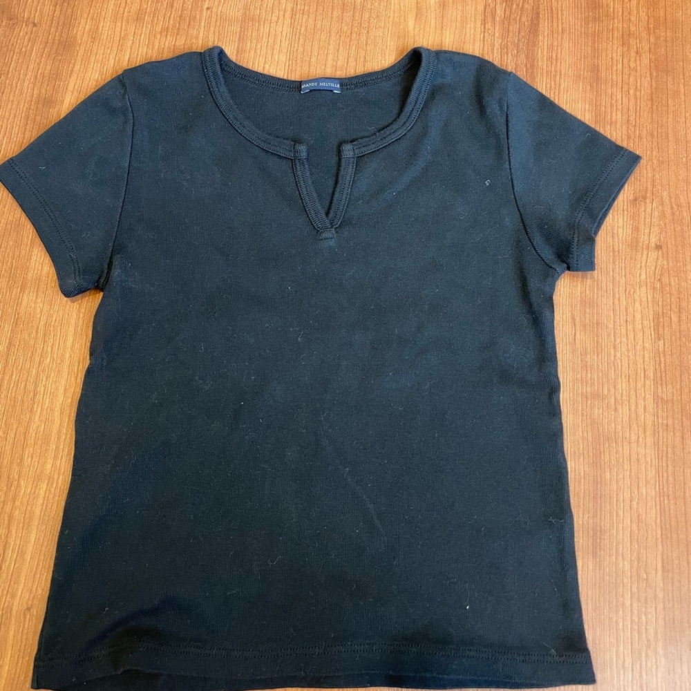 Black crop top